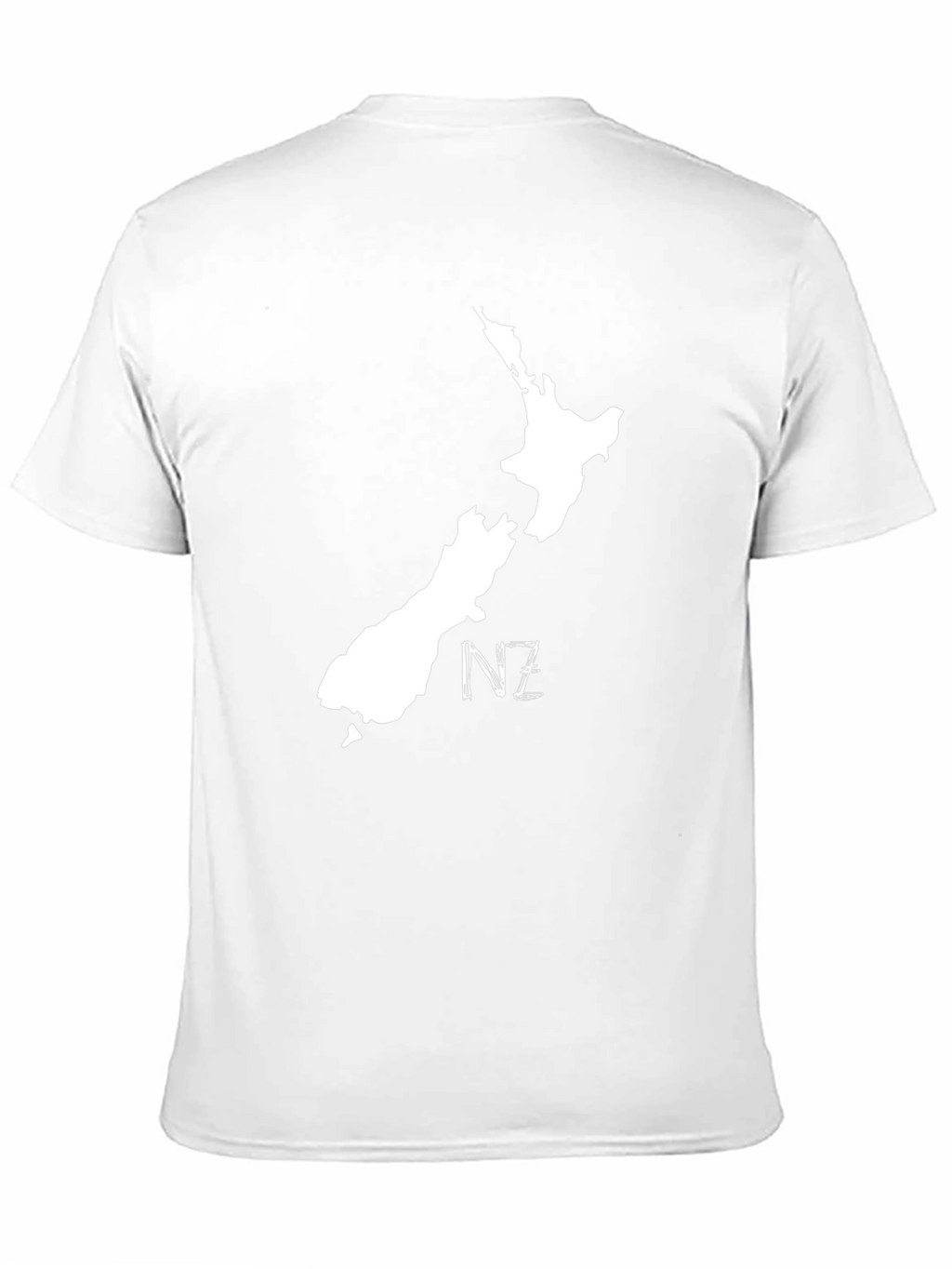 New Zealand Map Tee - Black NZ Pride Shirt