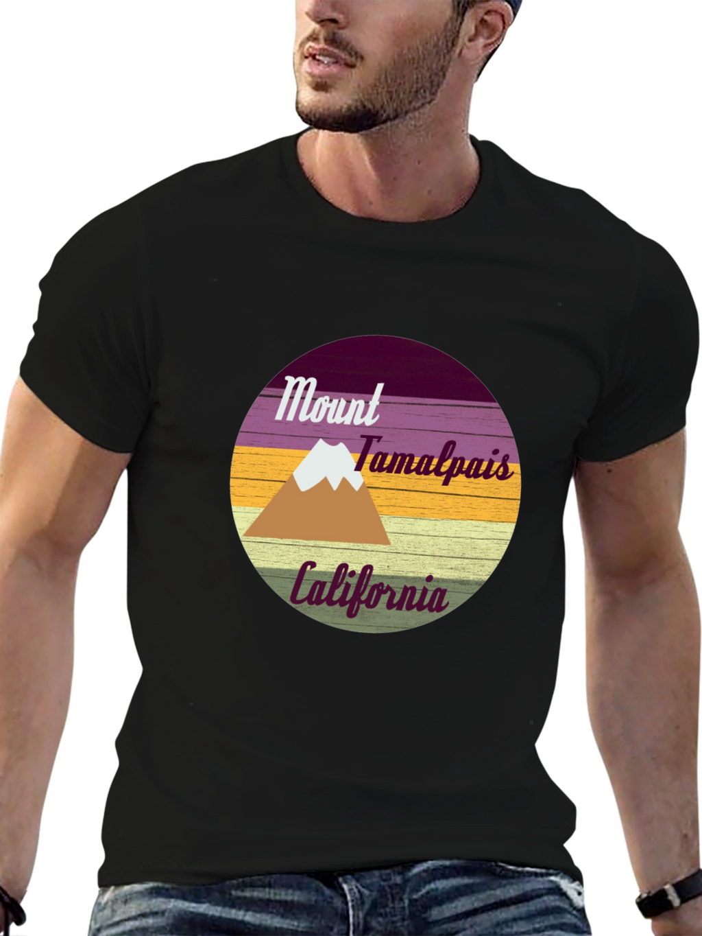 Mount Tamalpais California Graphic T-Shirt