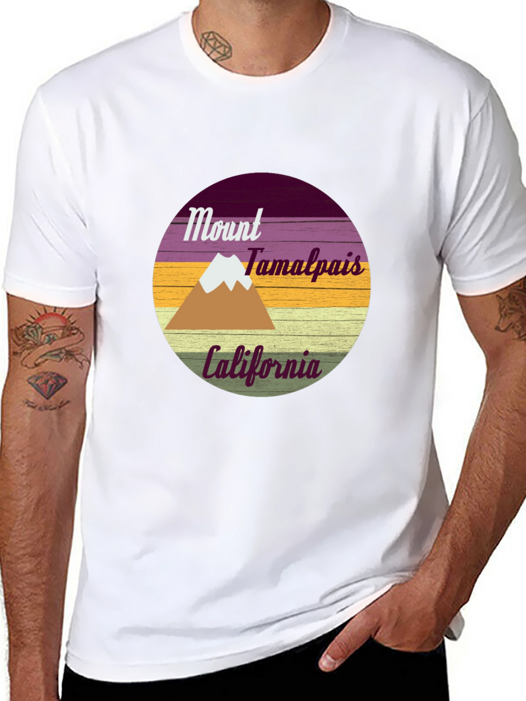 Mount Tamalpais California Graphic T-Shirt