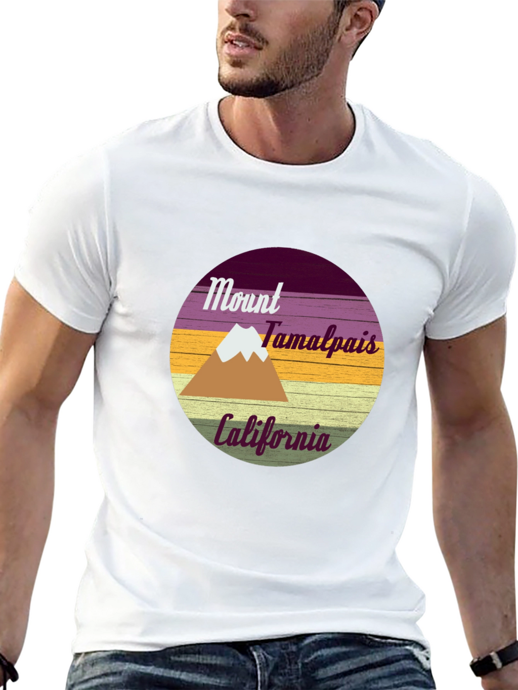 Mount Tamalpais California Graphic T-Shirt
