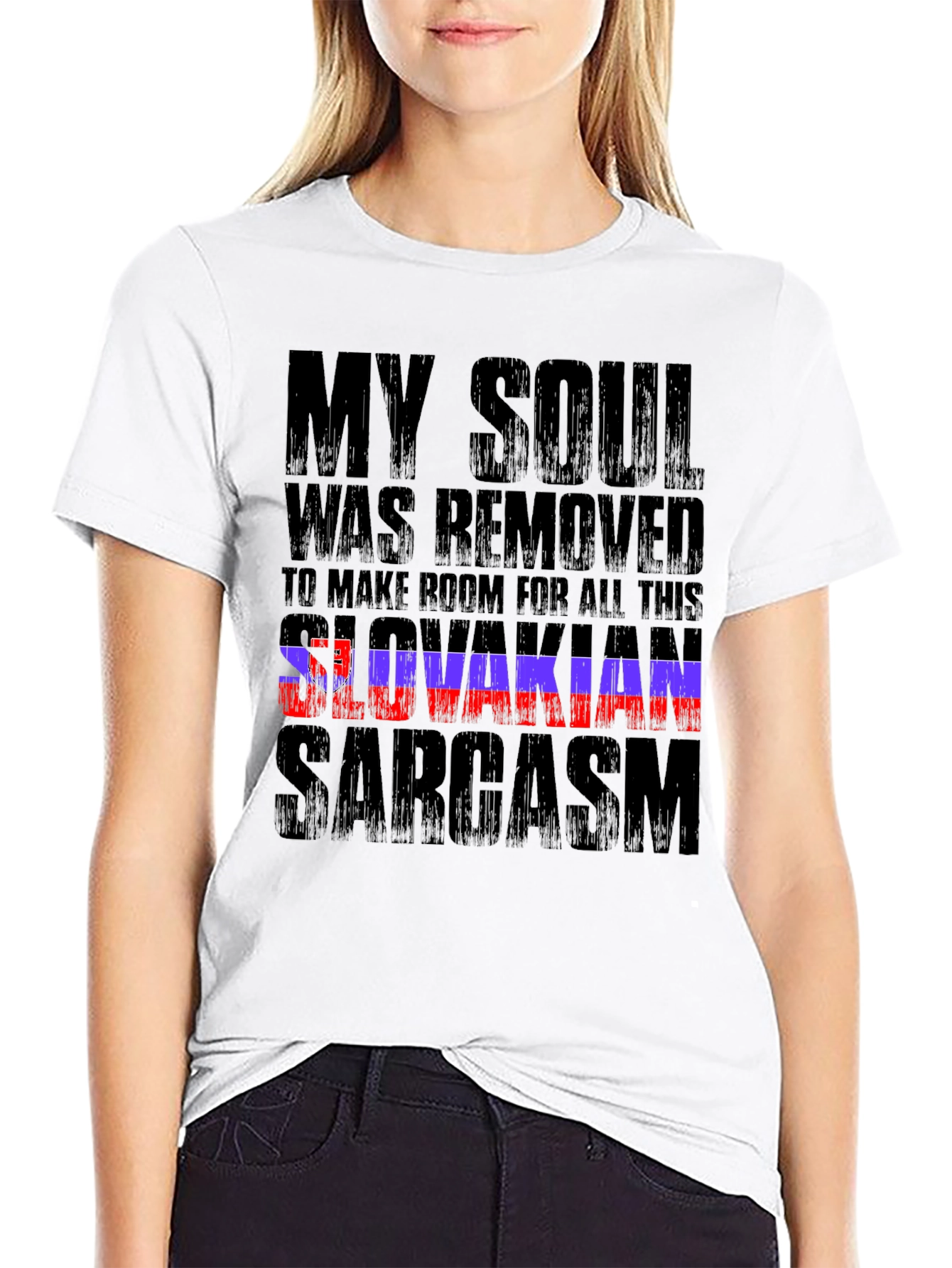 Slovakian Sarcasm Graphic T-Shirt