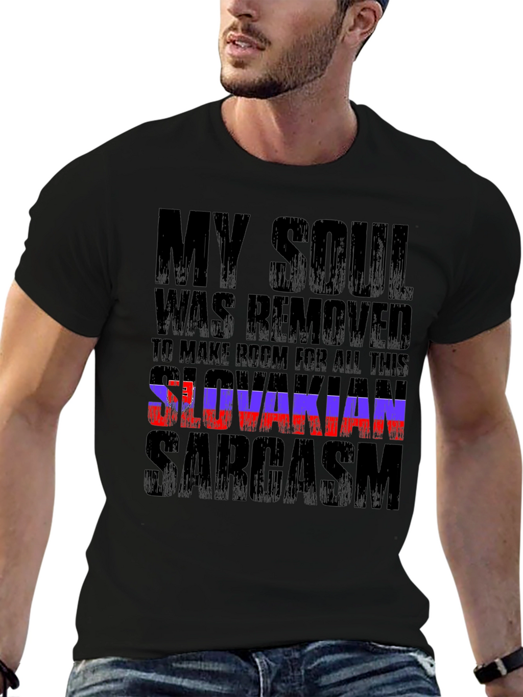 Slovakian Sarcasm Graphic T-Shirt