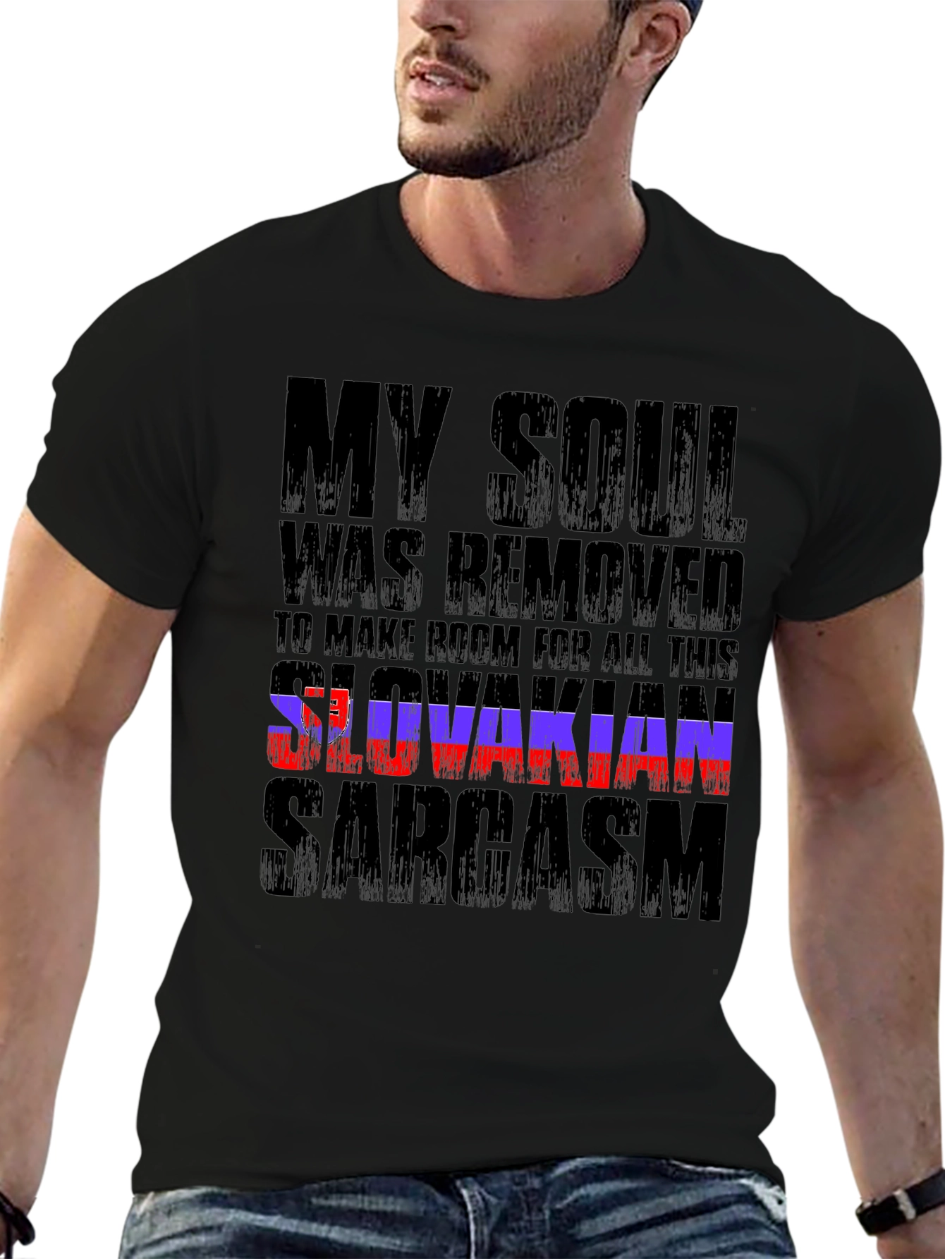 Slovakian Sarcasm Graphic T-Shirt