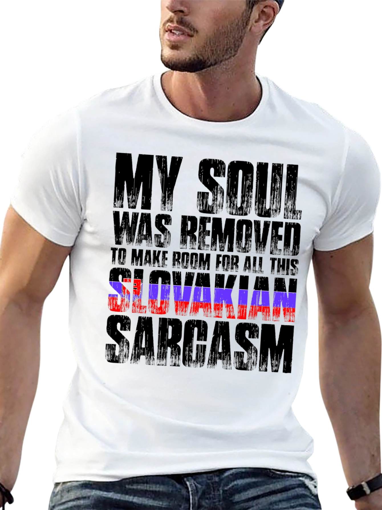 Slovakian Sarcasm Graphic T-Shirt