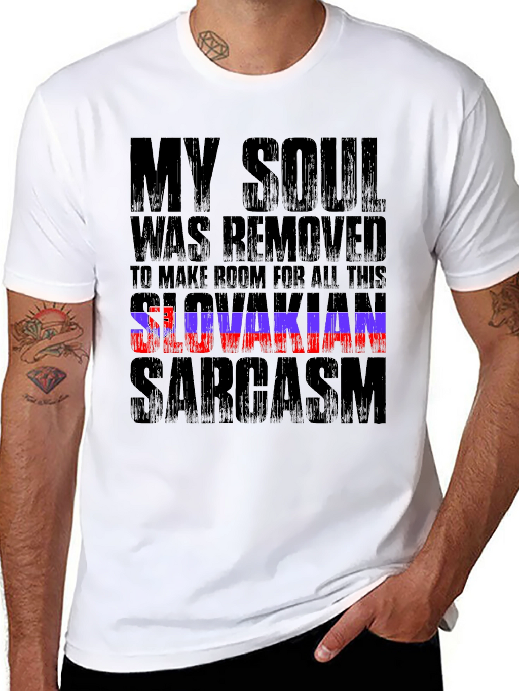Slovakian Sarcasm Graphic T-Shirt