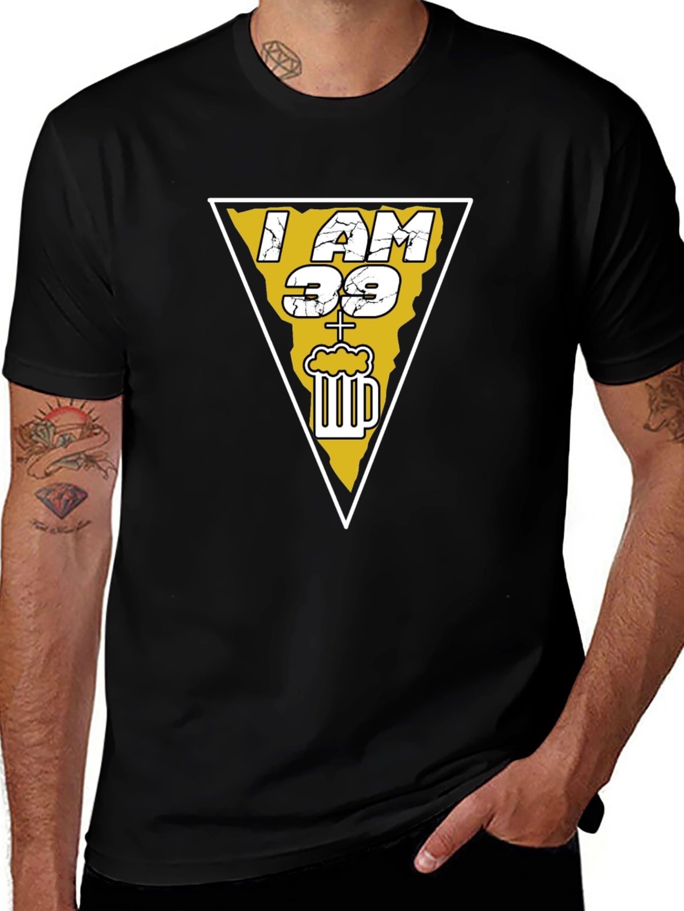 I AM 39+ Beer T-Shirt