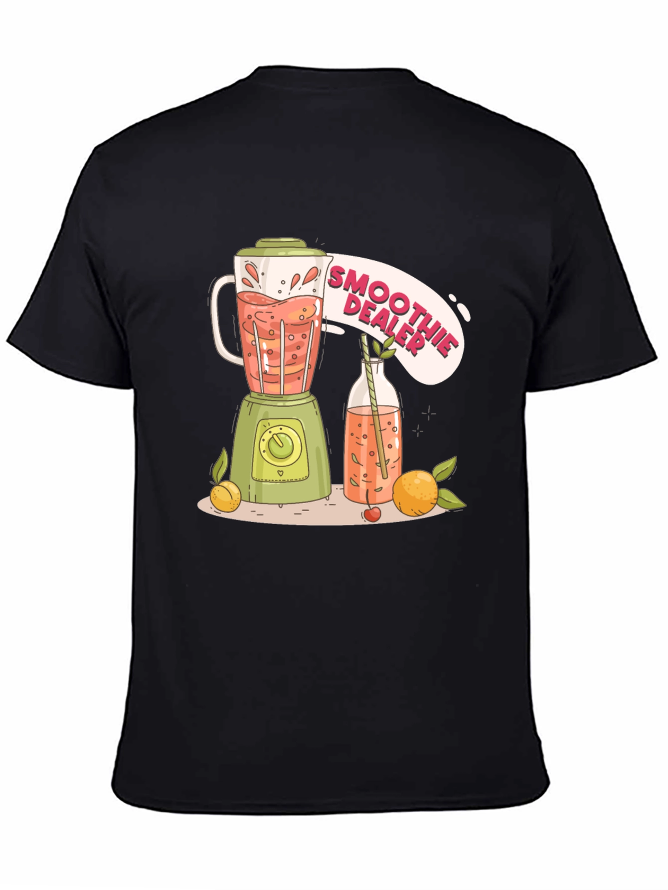Smoothie Dealer Black Graphic Tee