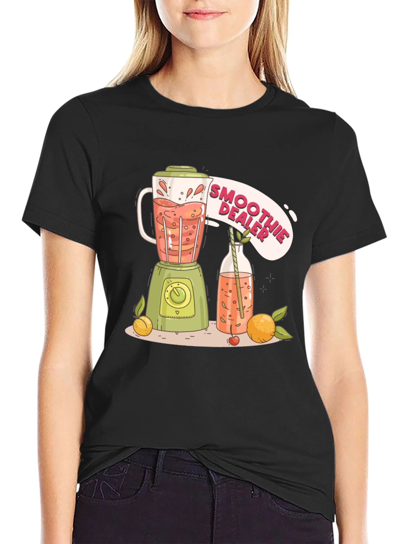 Smoothie Dealer Black Graphic Tee