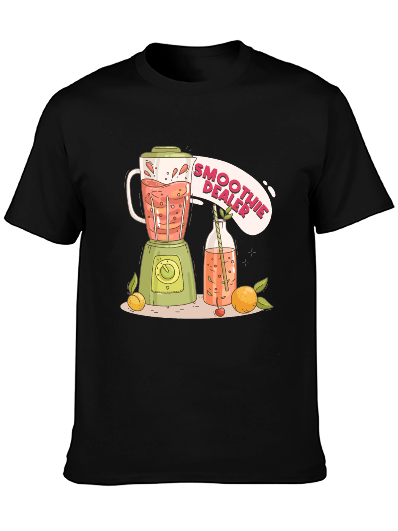 Smoothie Dealer Black Graphic Tee