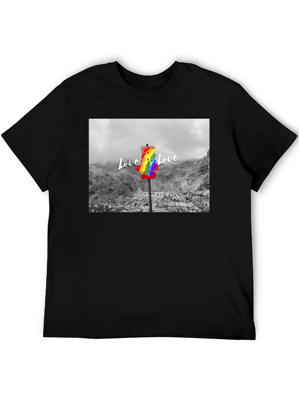 Love is Love T-Shirt - Rainbow LGBTQ+ Pride Tee