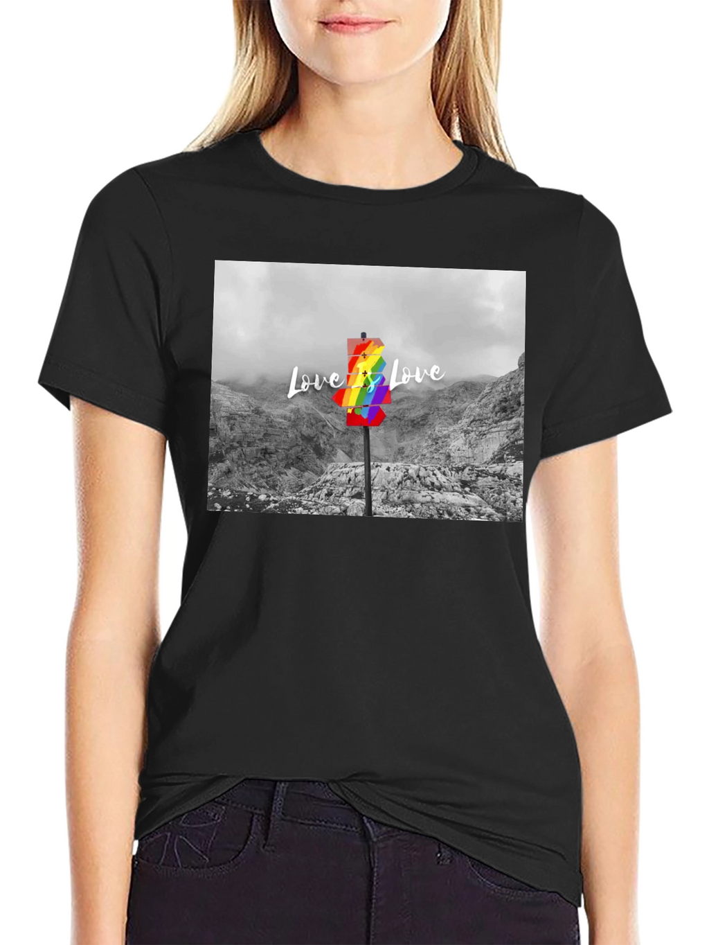 Love is Love T-Shirt - Rainbow LGBTQ+ Pride Tee
