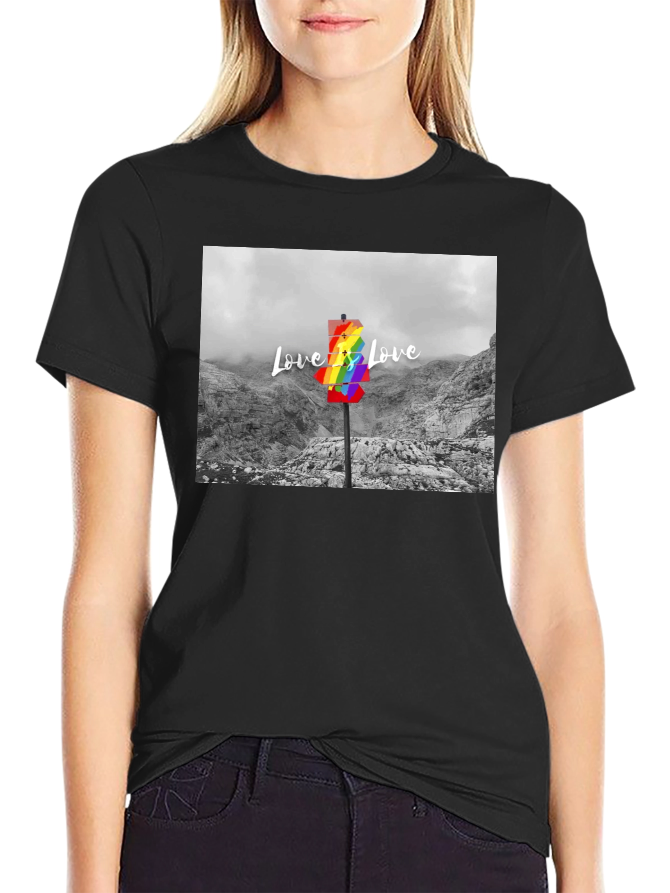 Love is Love T-Shirt - Rainbow LGBTQ+ Pride Tee