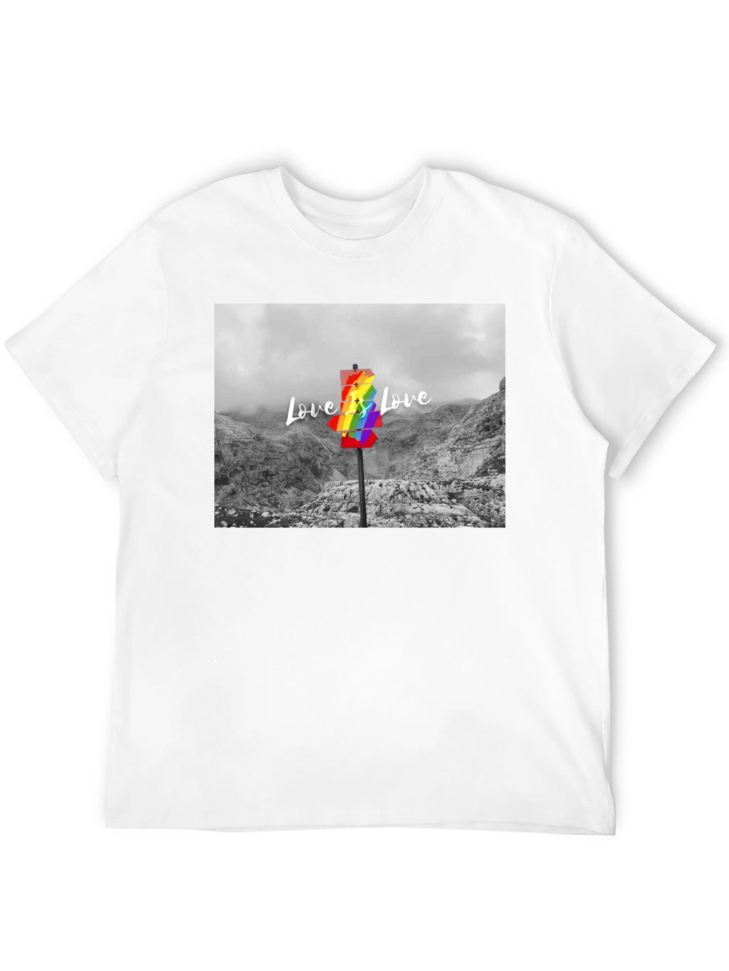 Love is Love T-Shirt - Rainbow LGBTQ+ Pride Tee