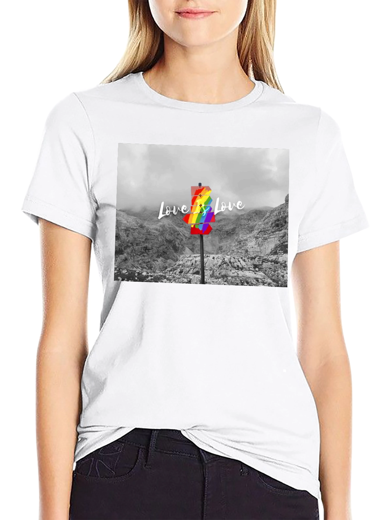 Love is Love T-Shirt - Rainbow LGBTQ+ Pride Tee