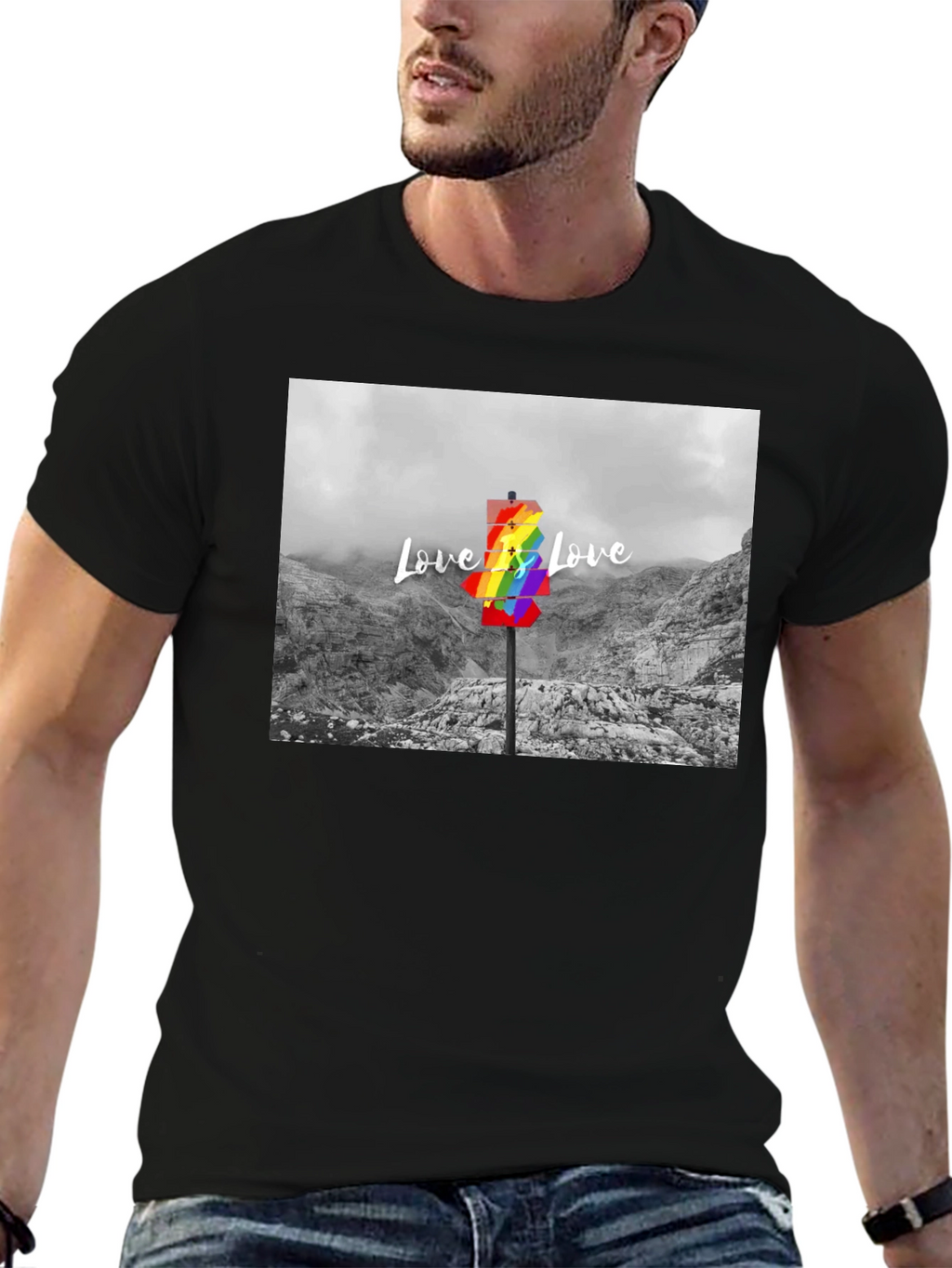 Love is Love T-Shirt - Rainbow LGBTQ+ Pride Tee