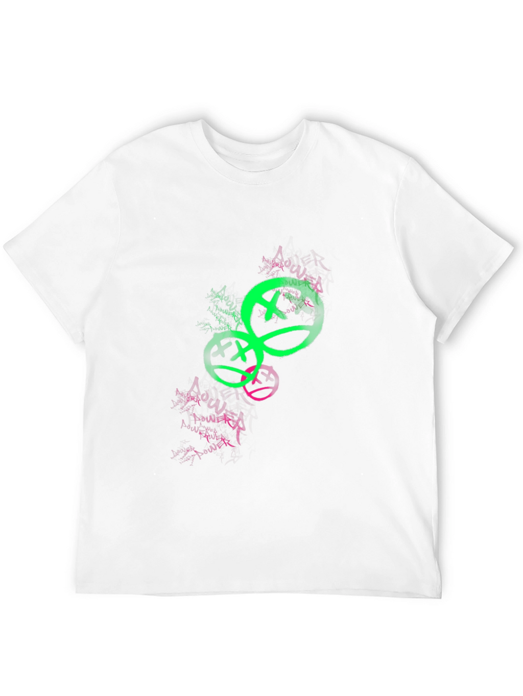 Graffiti Smiley Face Graphic Tee