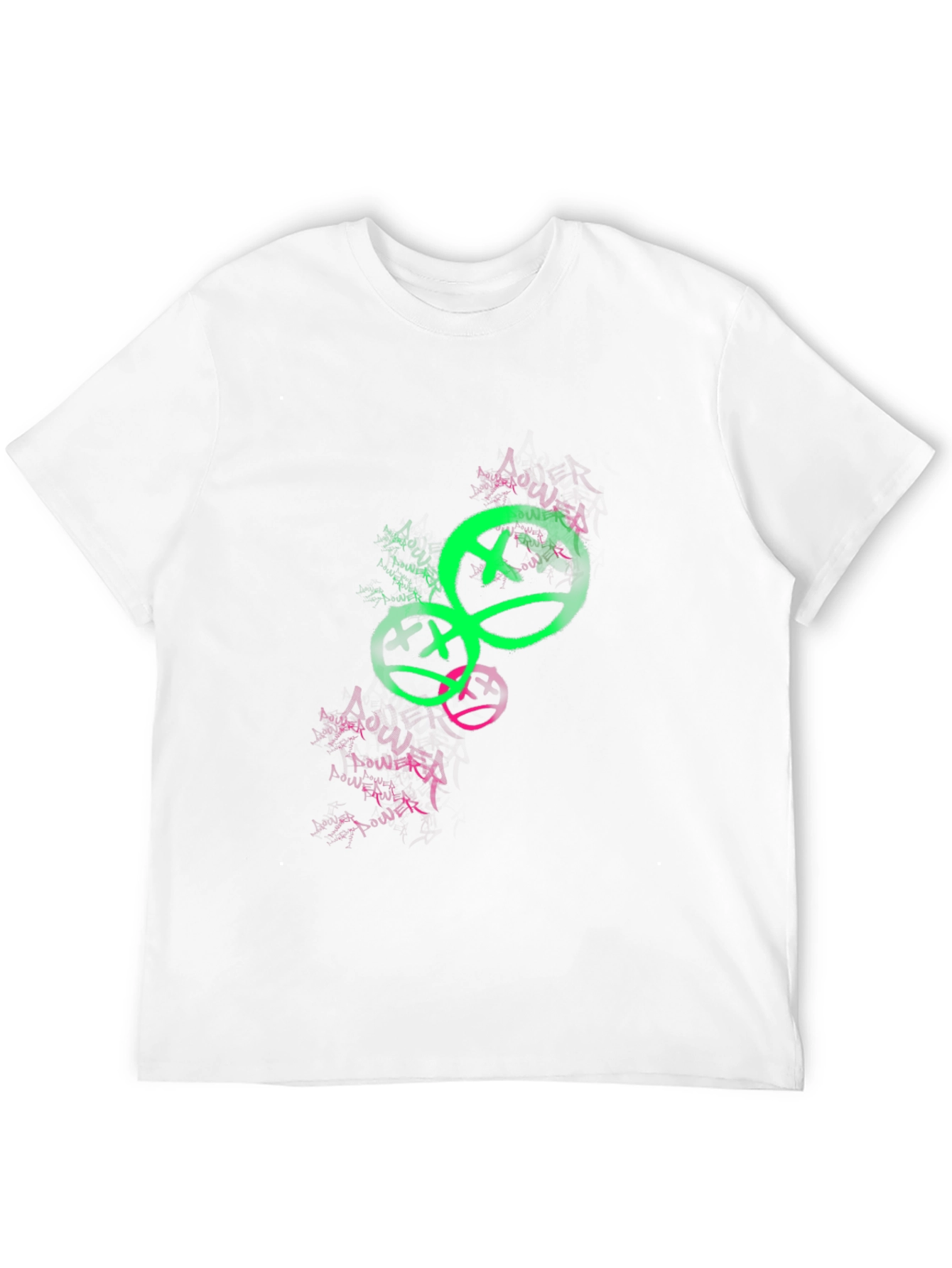 Graffiti Smiley Face Graphic Tee