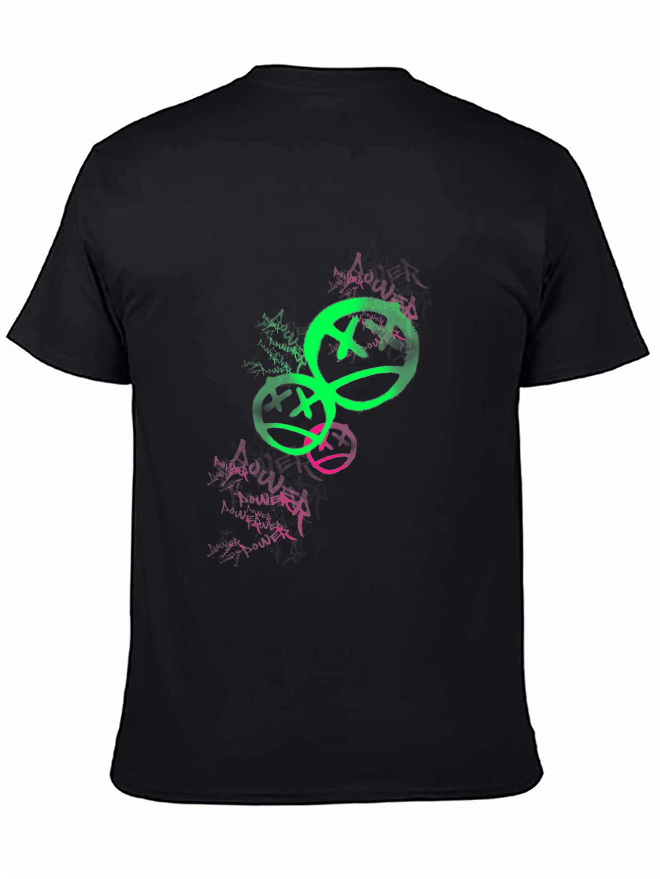 Graffiti Smiley Face Graphic Tee