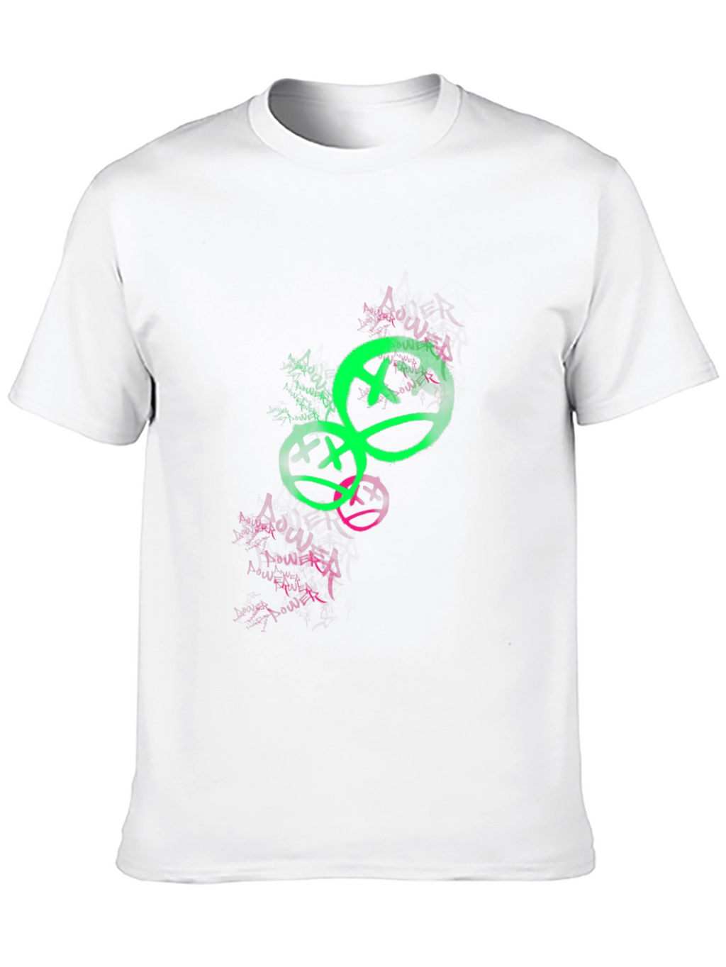 Graffiti Smiley Face Graphic Tee