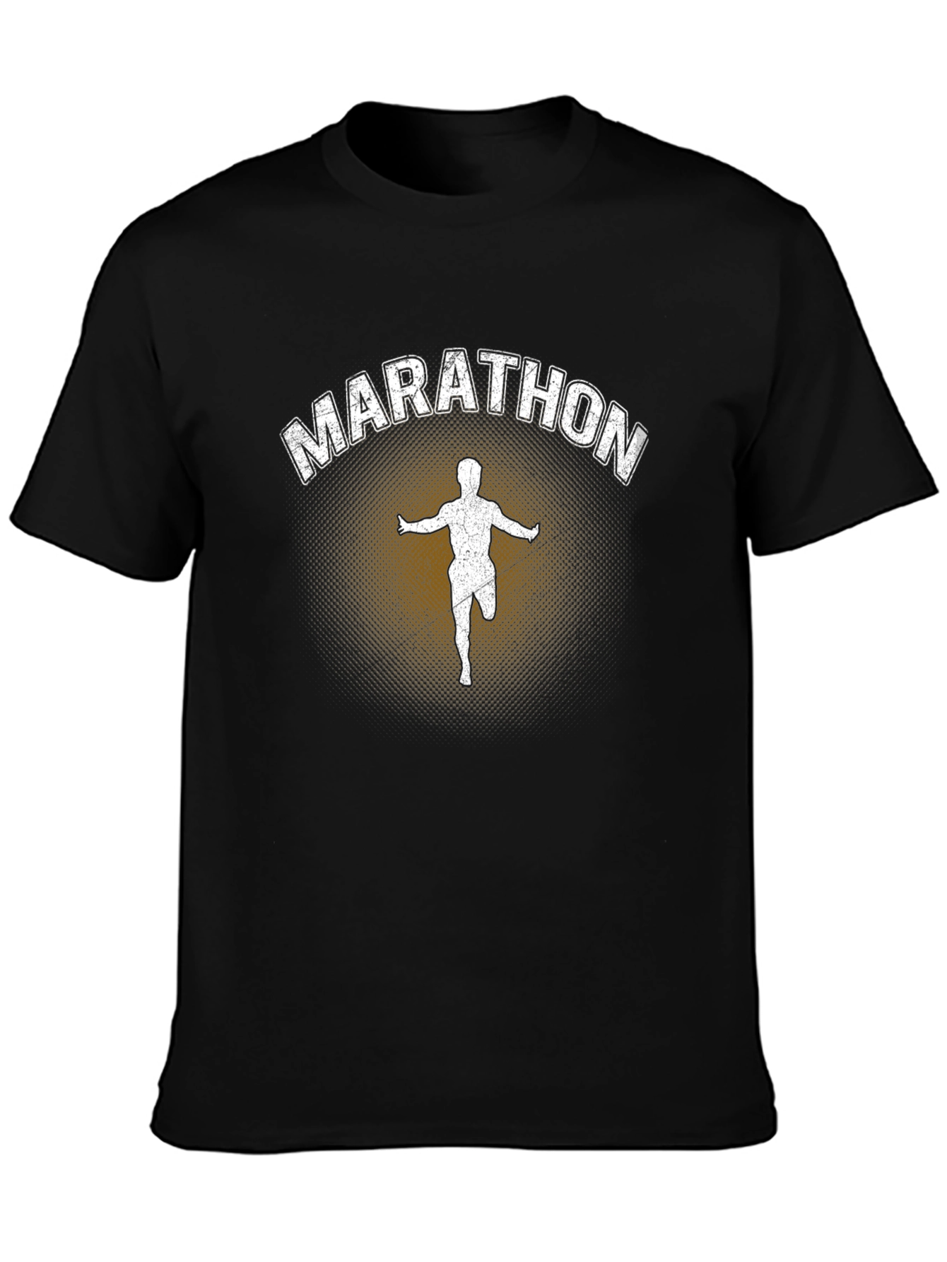 Marathon Runner Graphic Tee - Black