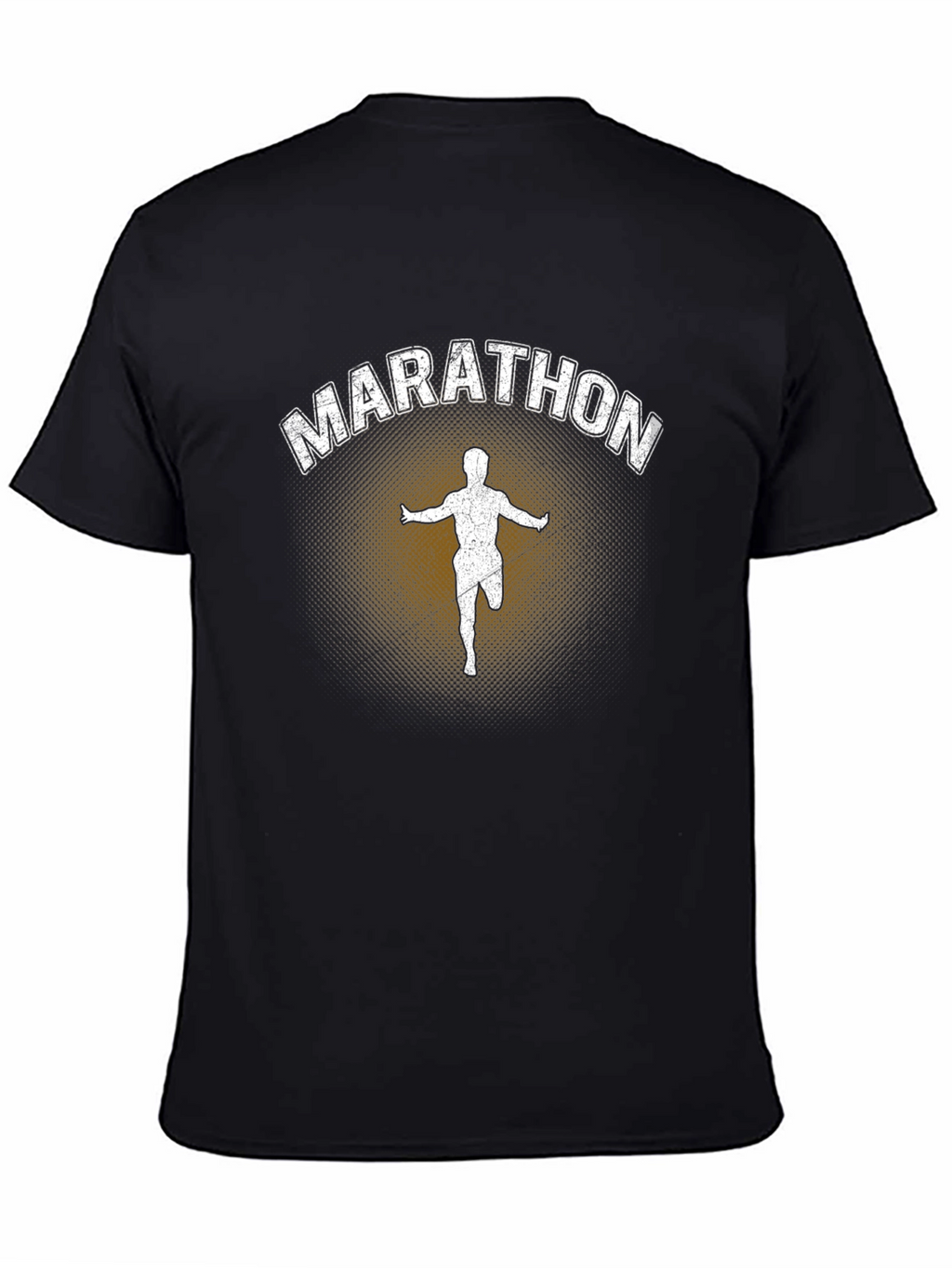 Marathon Runner Graphic Tee - Black
