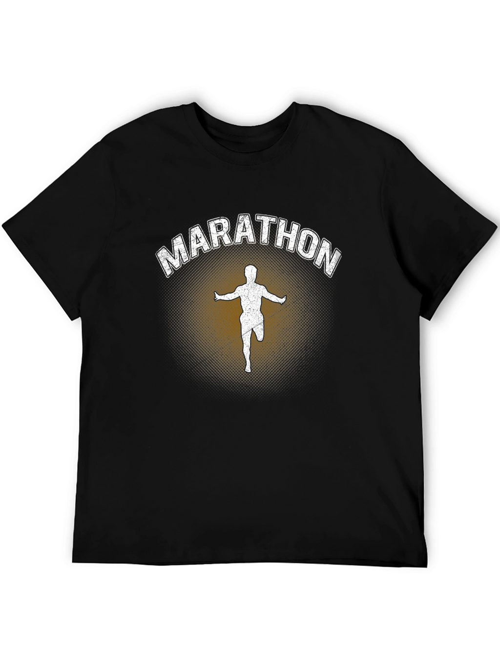 Marathon Runner Graphic Tee - Black