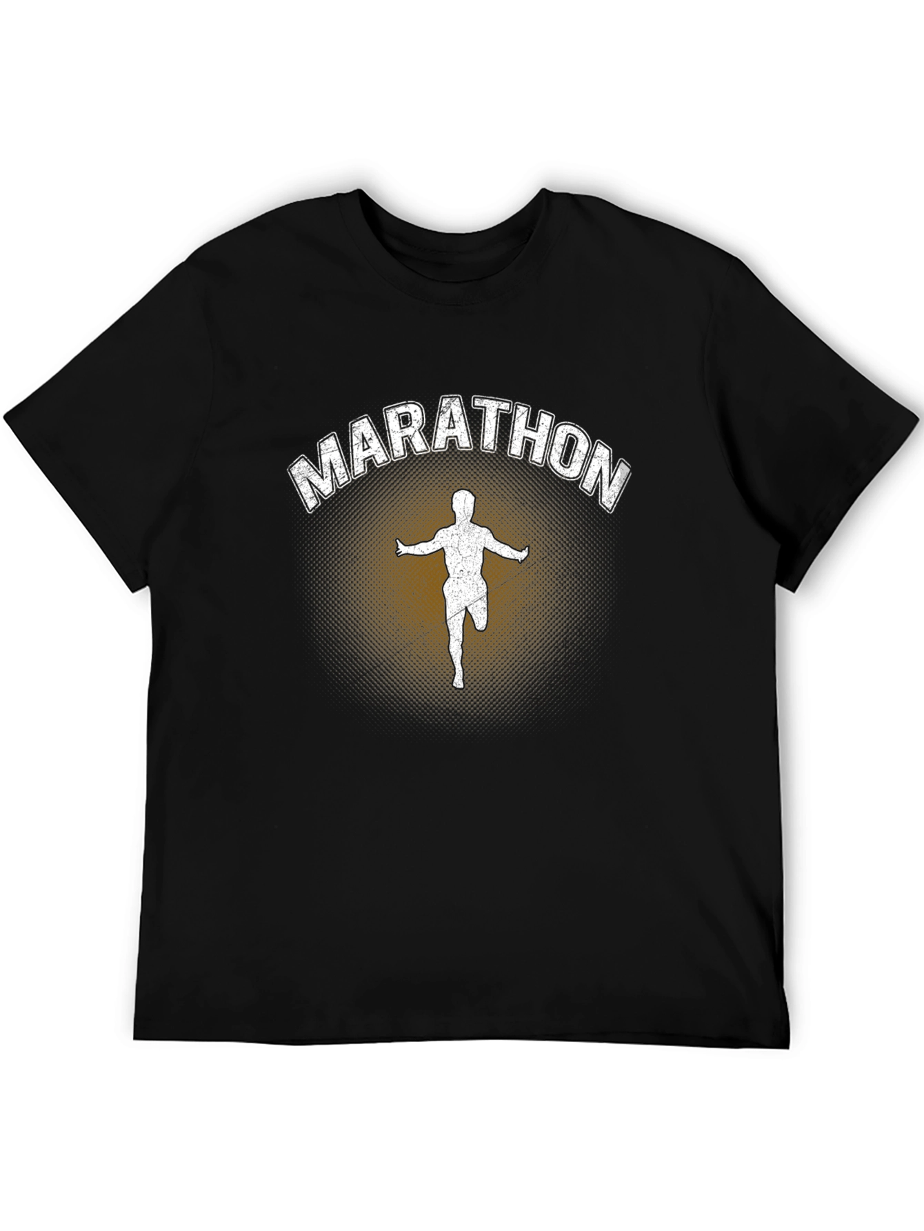 Marathon Runner Graphic Tee - Black