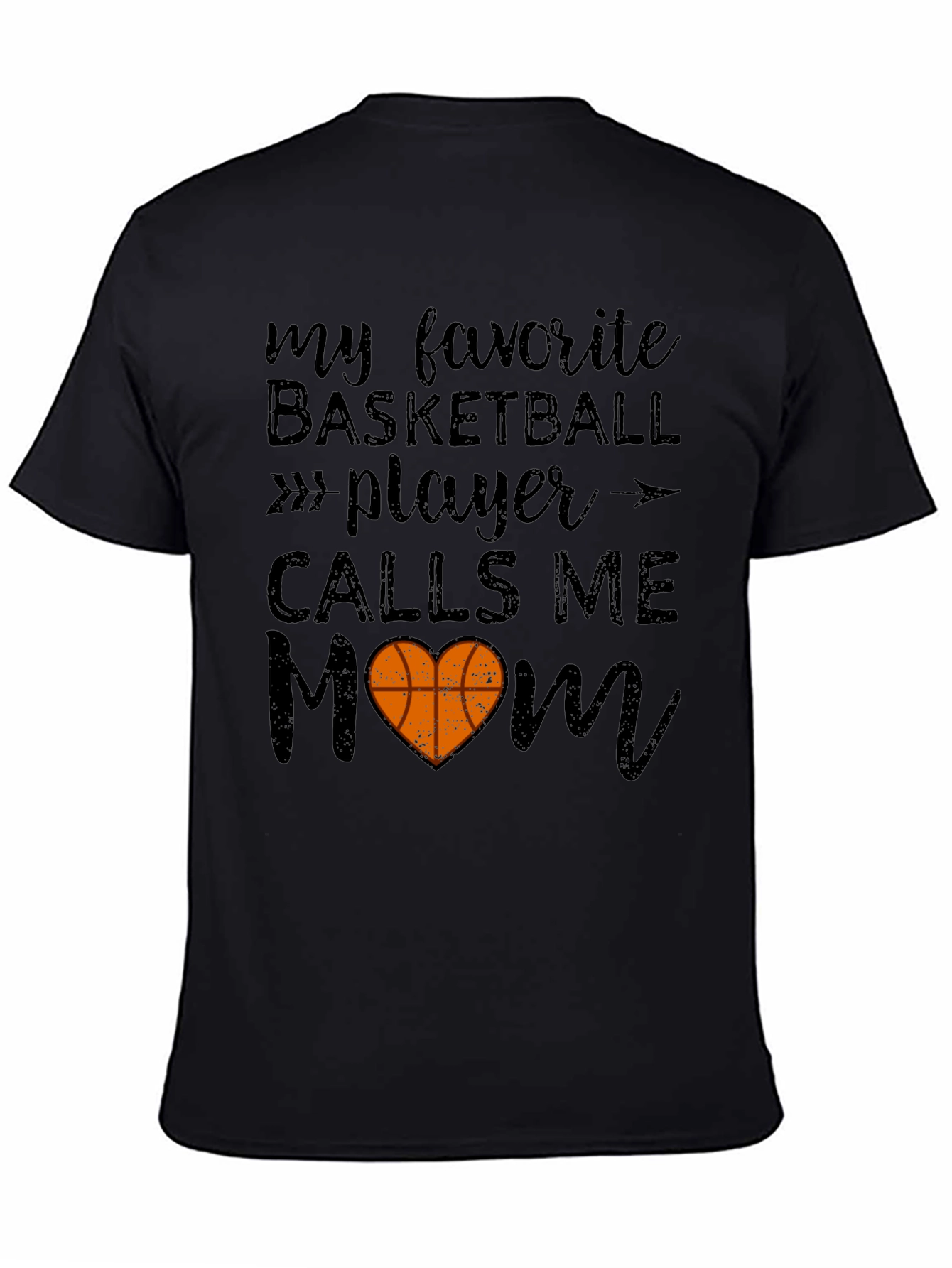 Basketball Mom T-Shirt - My Favorite Player Calls Me Mom