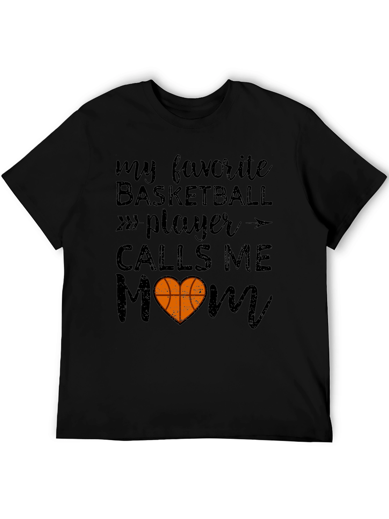 Basketball Mom T-Shirt - My Favorite Player Calls Me Mom