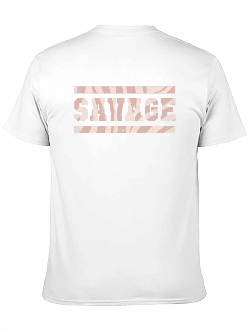 Savage Graphic Print Tee - Black Cotton Blend T-Shirt