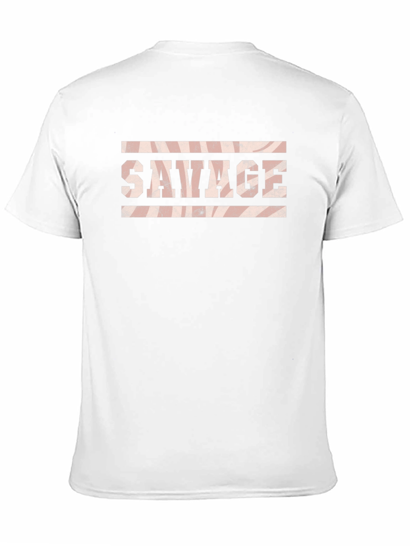 Savage Graphic Print Tee - Black Cotton Blend T-Shirt
