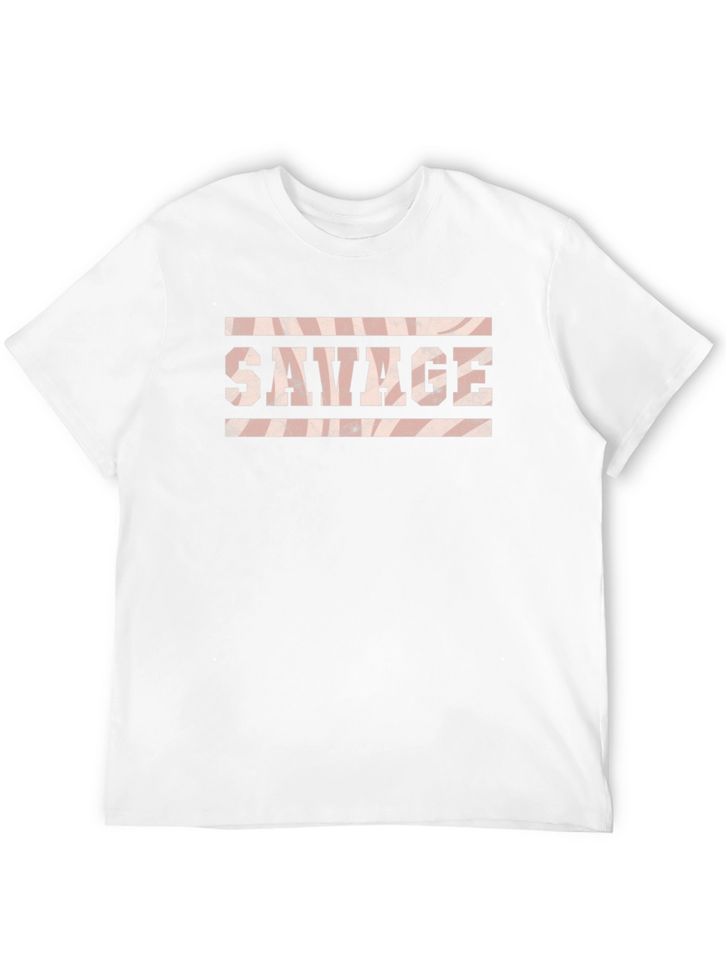 Savage Graphic Print Tee - Black Cotton Blend T-Shirt