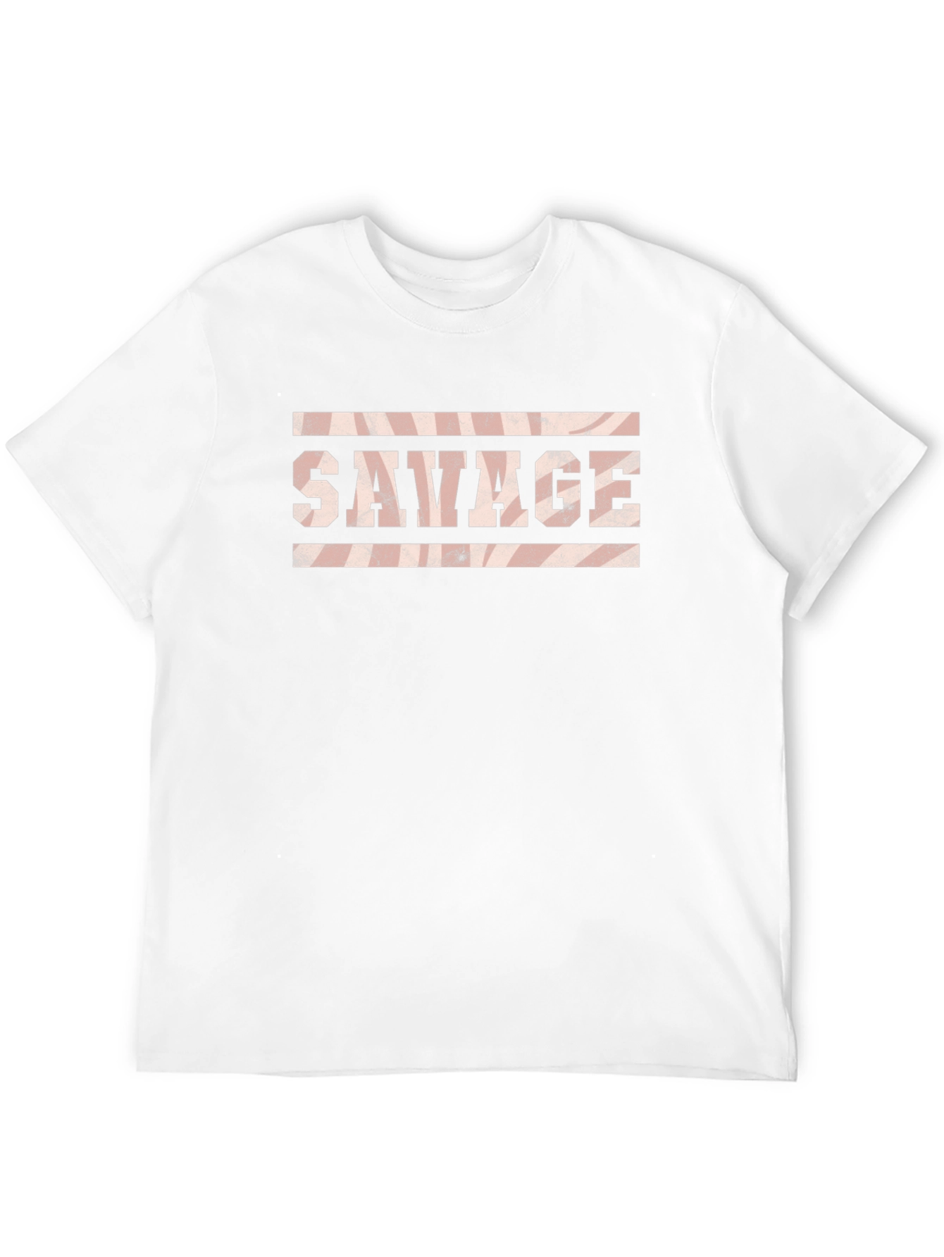 Savage Graphic Print Tee - Black Cotton Blend T-Shirt