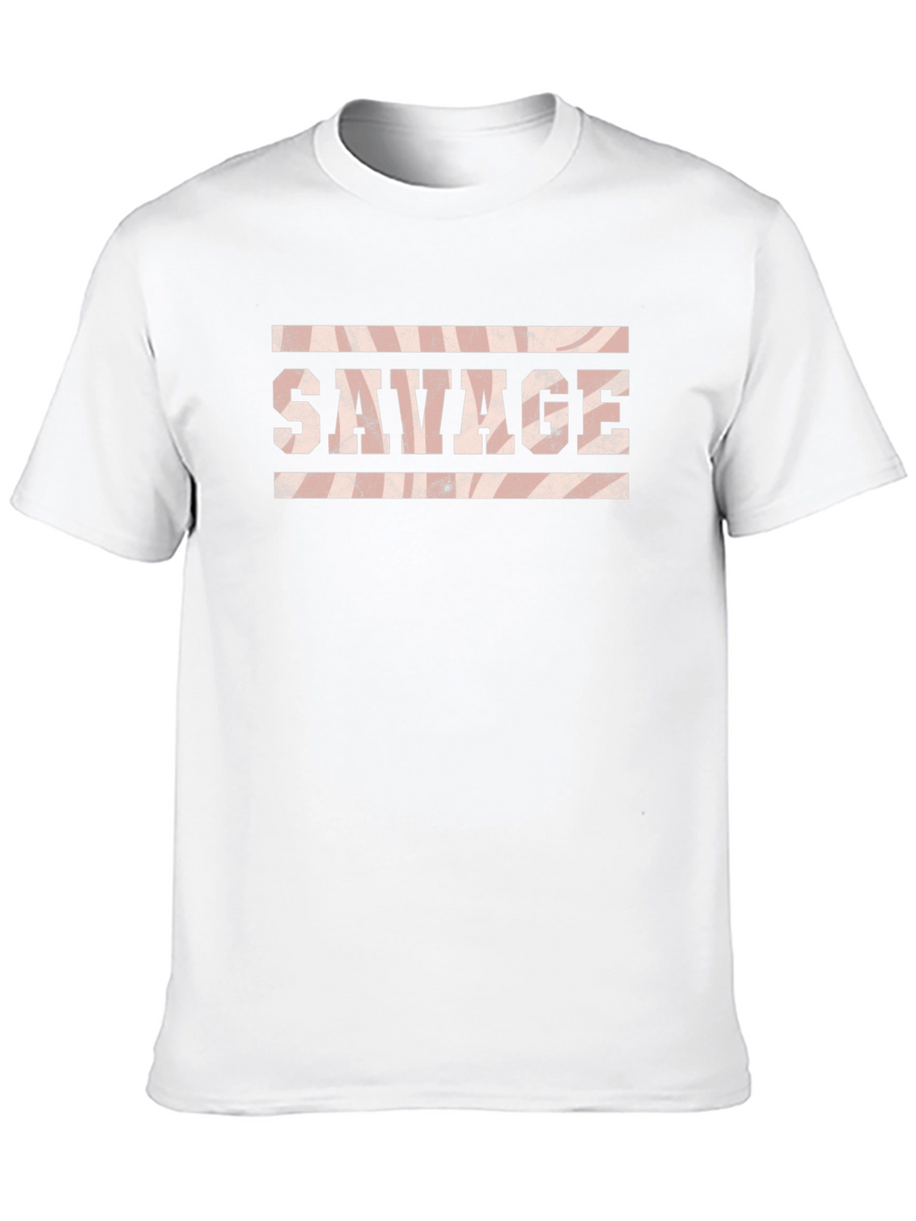 Savage Graphic Print Tee - Black Cotton Blend T-Shirt