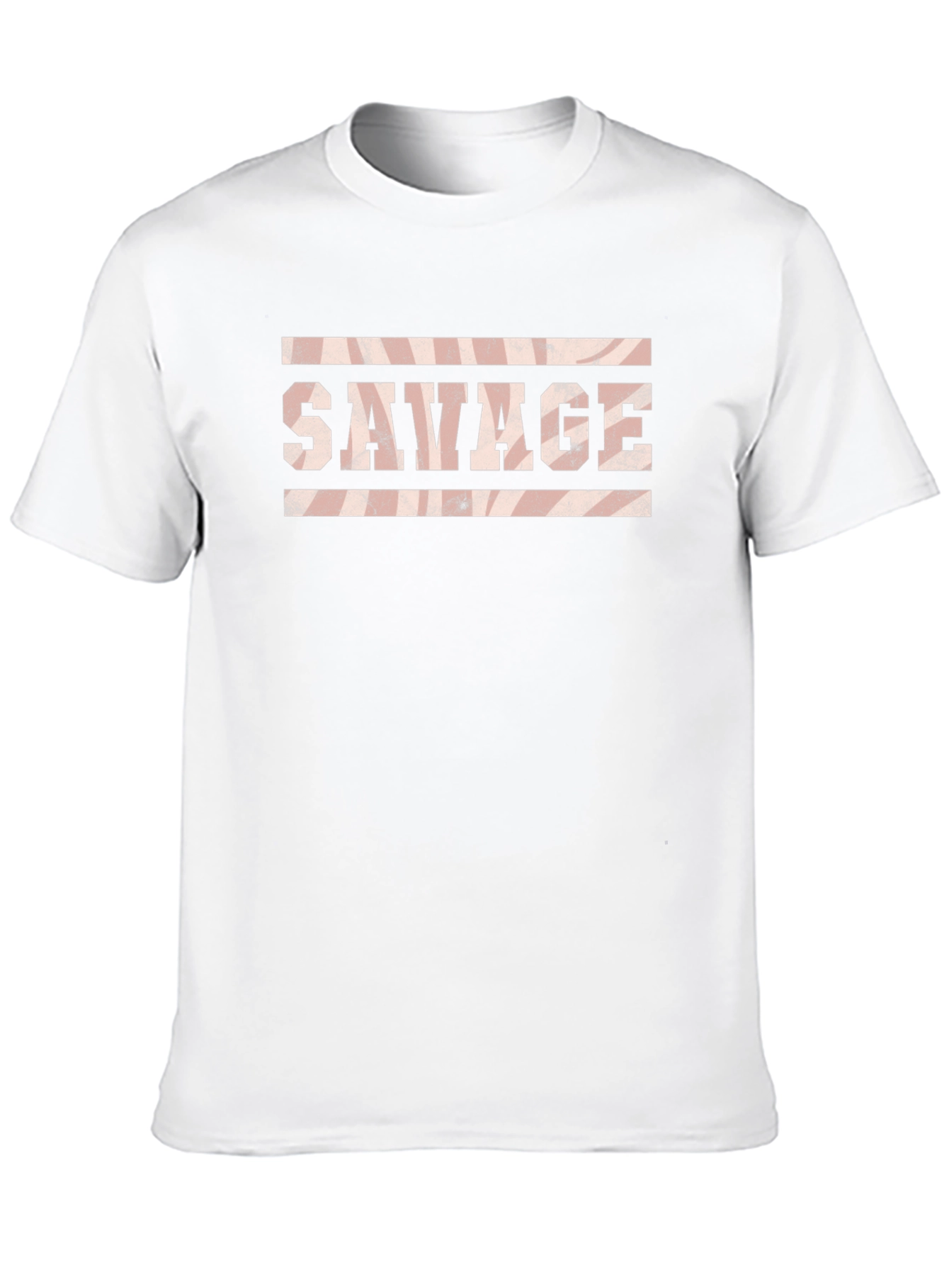 Savage Graphic Print Tee - Black Cotton Blend T-Shirt