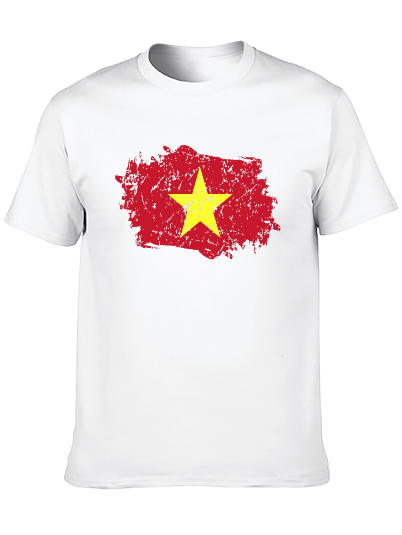 Vietnam Flag Grunge Style Graphic Tee