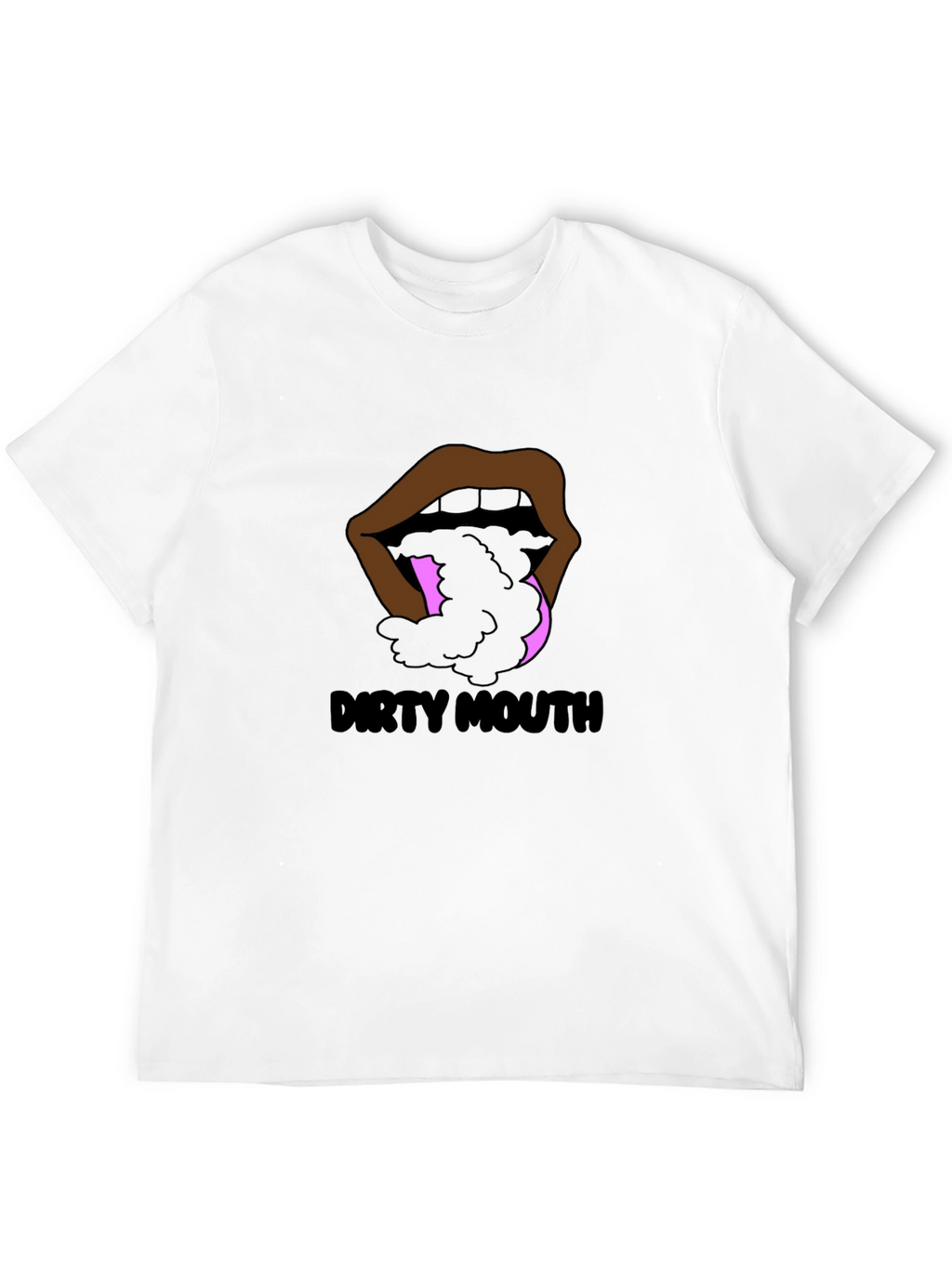 Dirty Mouth Graphic Print T-Shirt