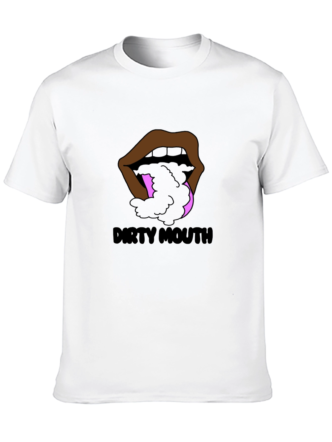 Dirty Mouth Graphic Print T-Shirt