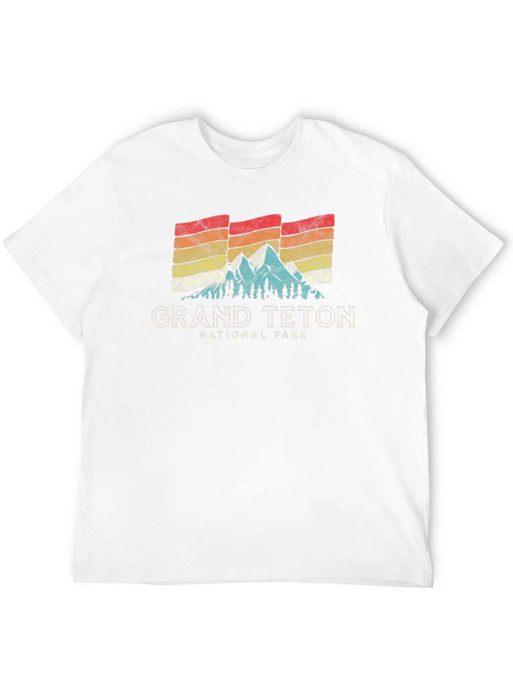 Grand Teton National Park Retro T-Shirt