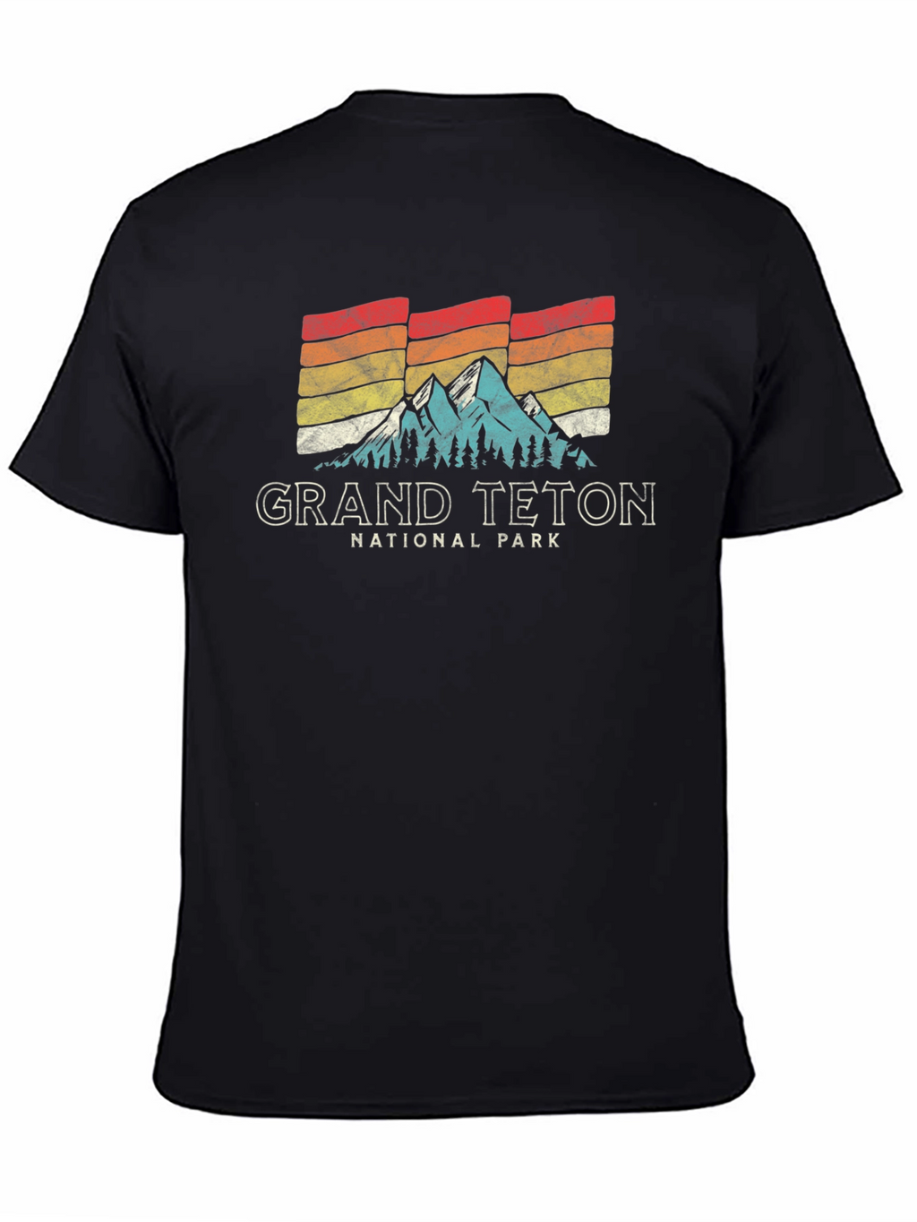 Grand Teton National Park Retro T-Shirt