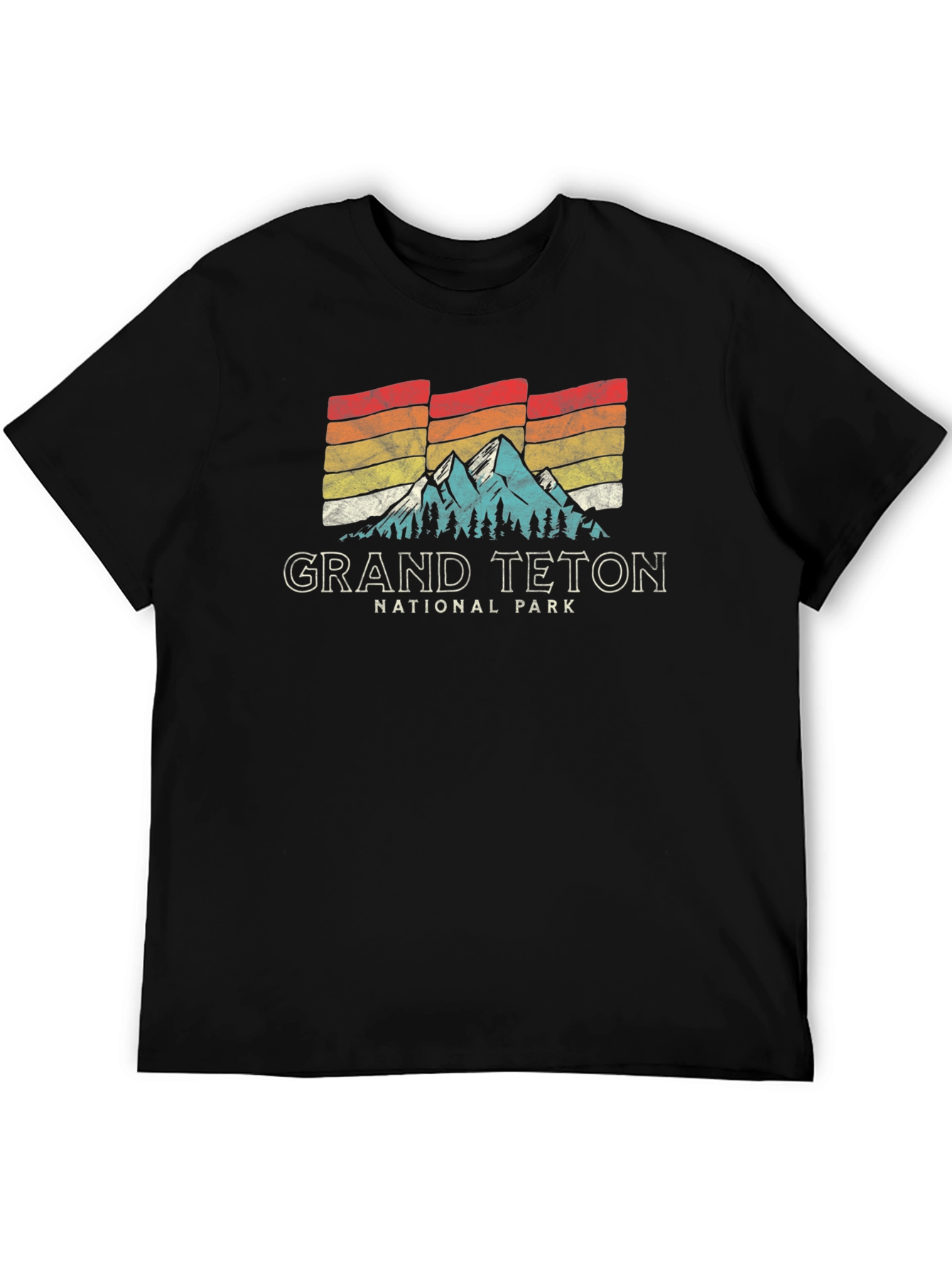 Grand Teton National Park Retro T-Shirt