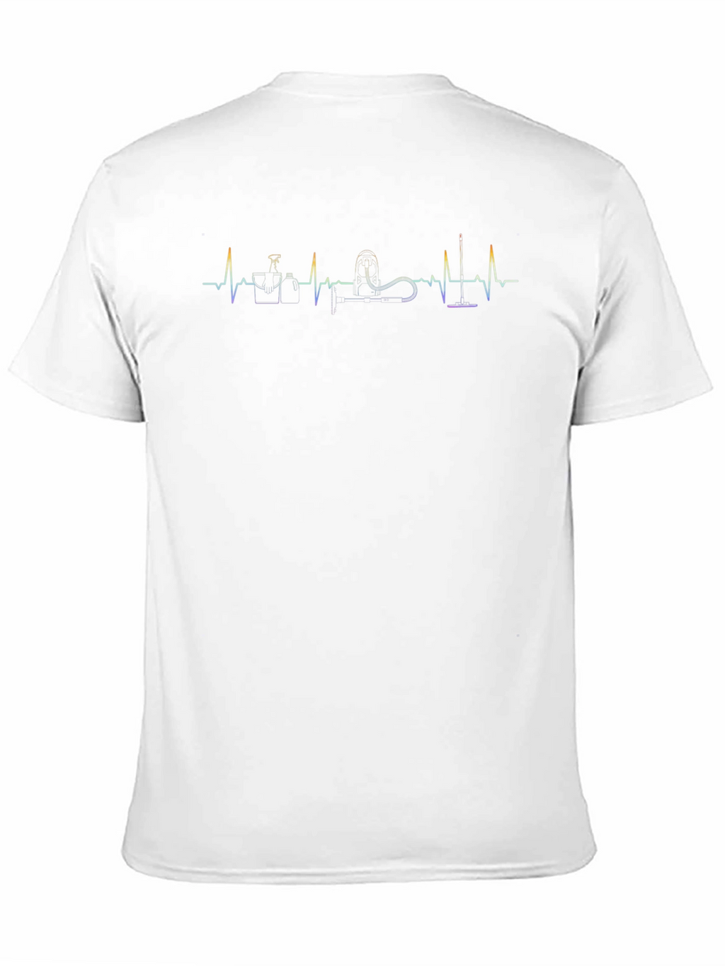 Cleaning Heartbeat T-Shirt - Black