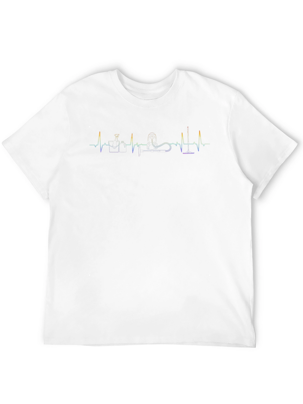Cleaning Heartbeat T-Shirt - Black