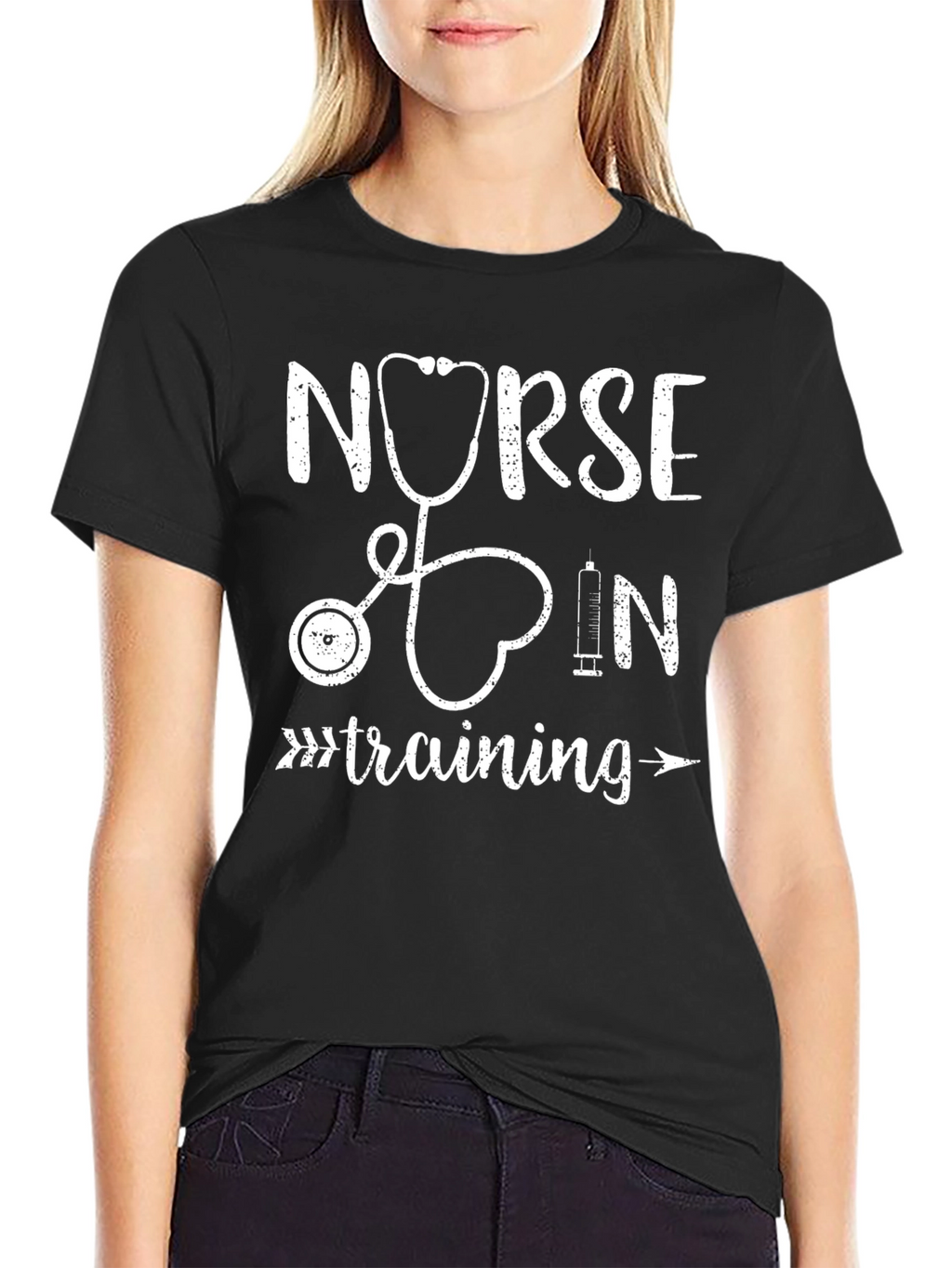 Nurse In Training T-Shirt - Stethoscope Heart