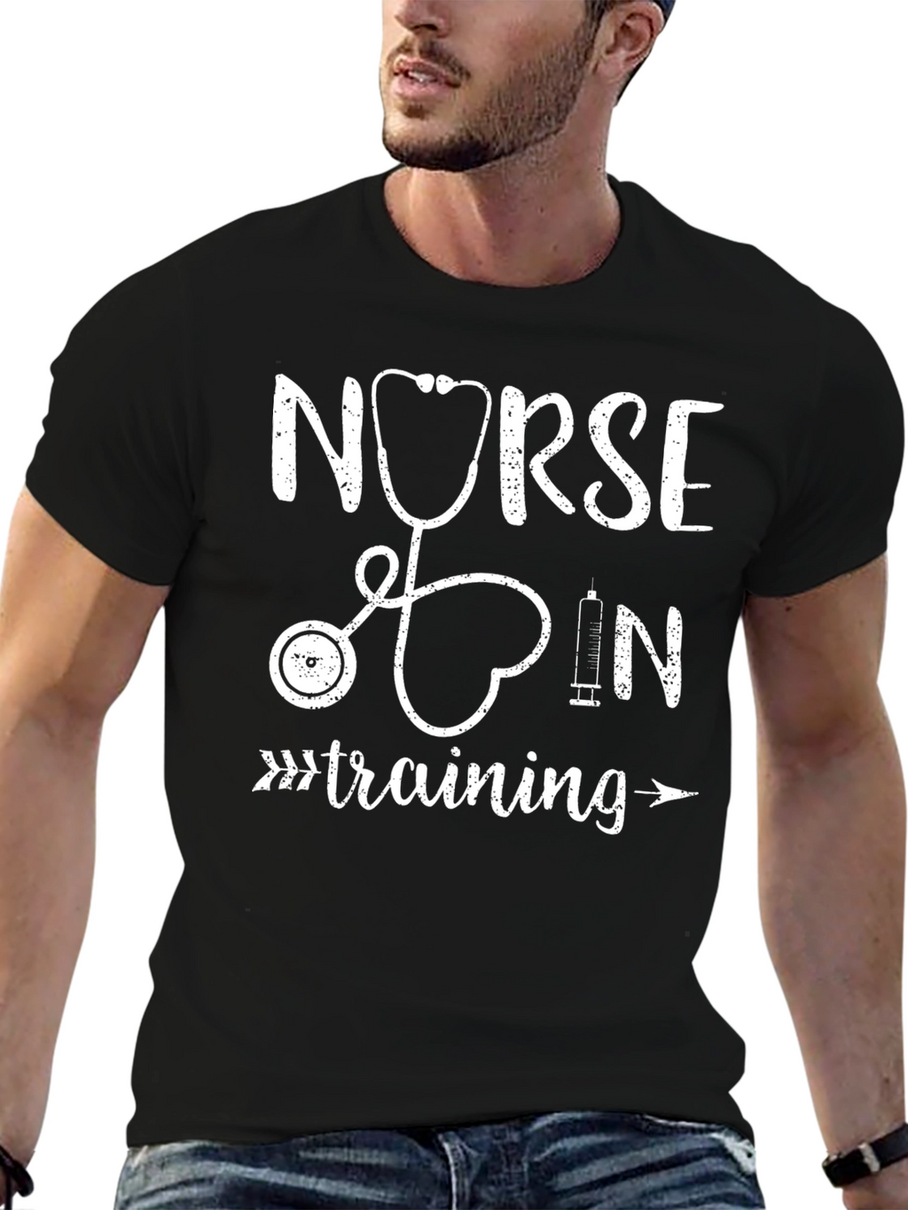 Nurse In Training T-Shirt - Stethoscope Heart