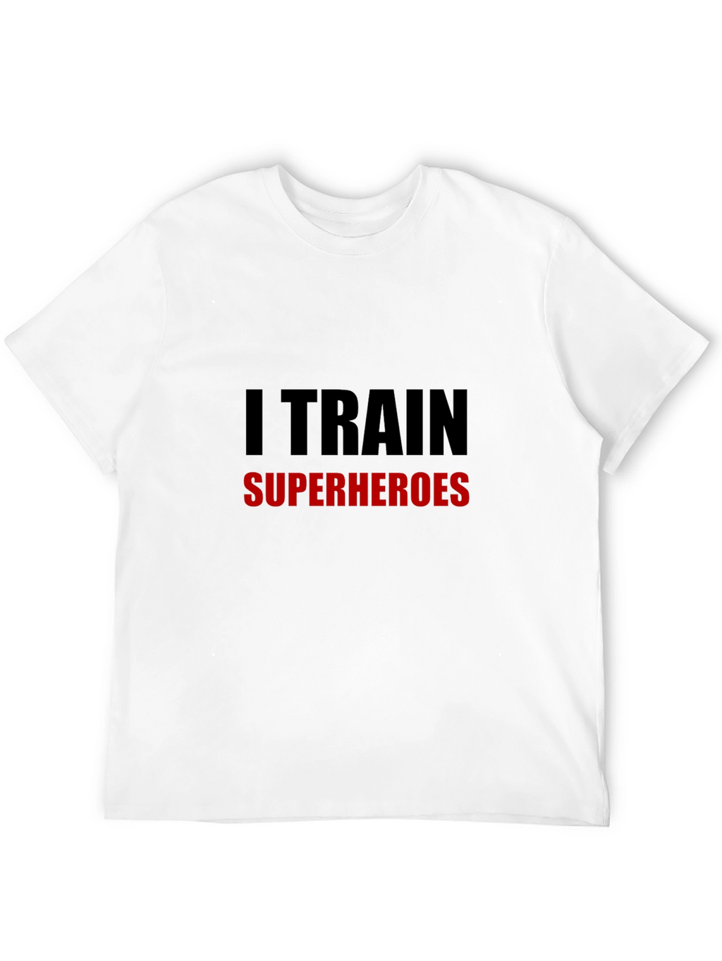 I Train Superheroes T-Shirt - Black Training Tee