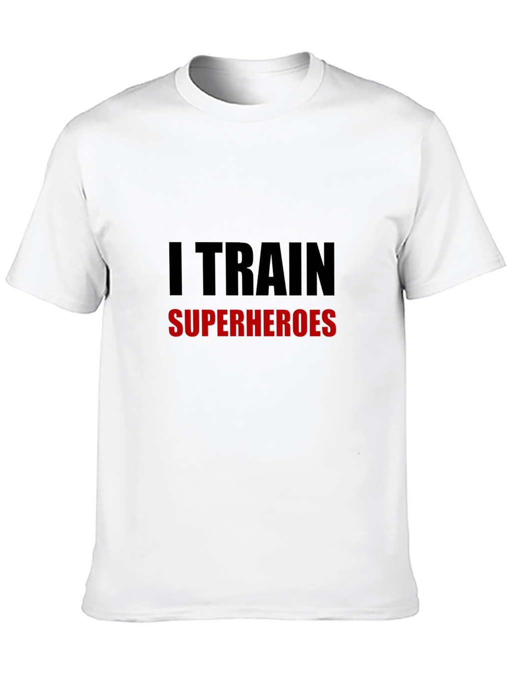 I Train Superheroes T-Shirt - Black Training Tee
