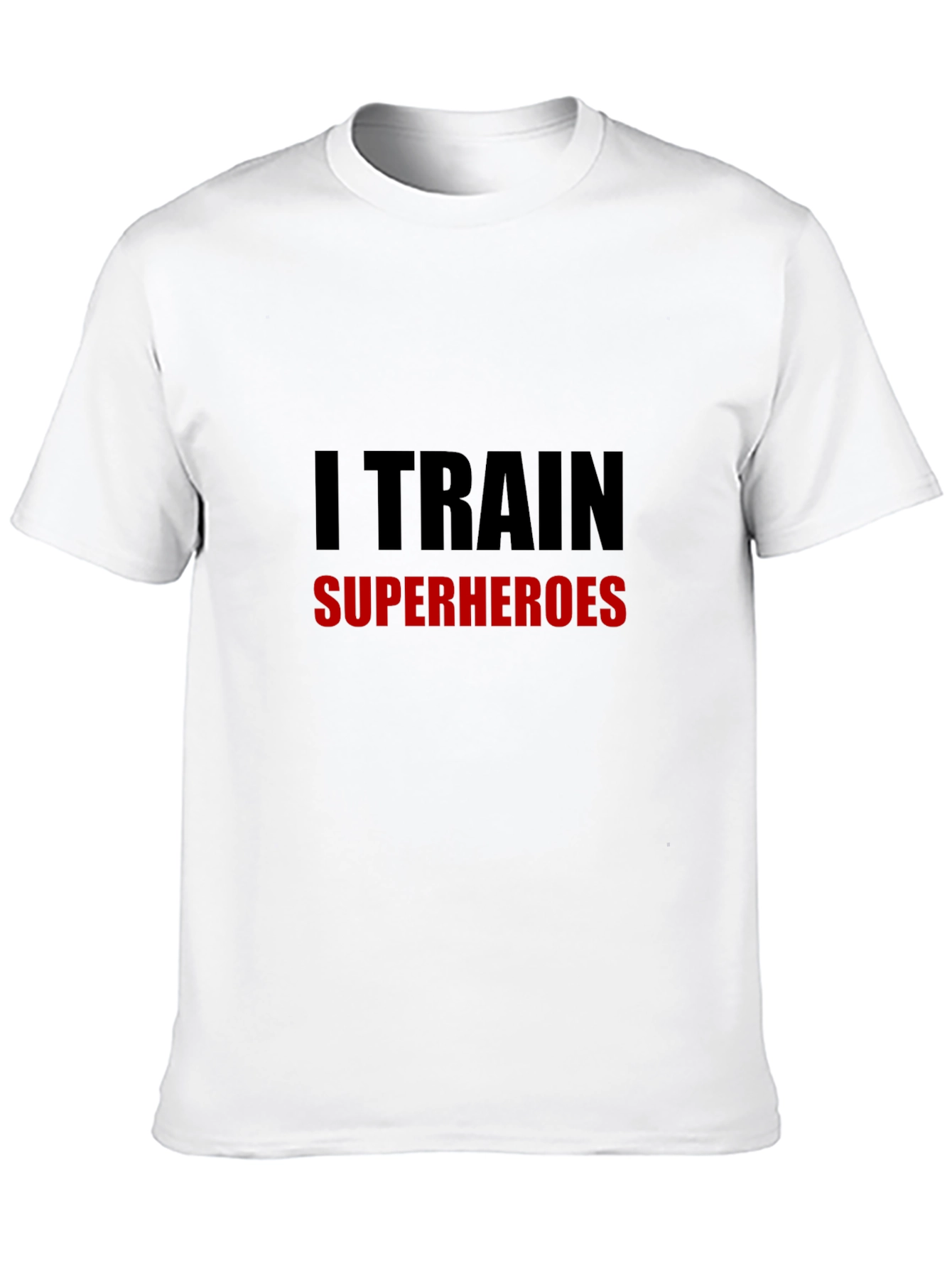 I Train Superheroes T-Shirt - Black Training Tee