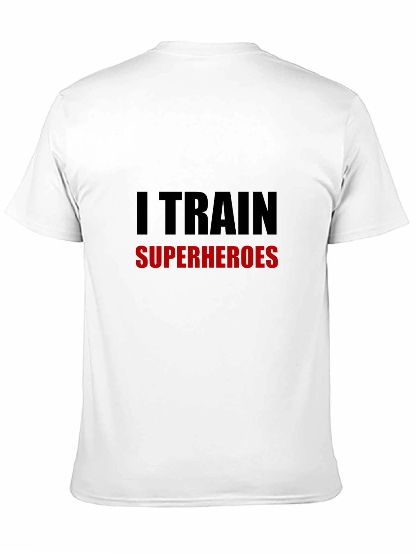I Train Superheroes T-Shirt - Black Training Tee