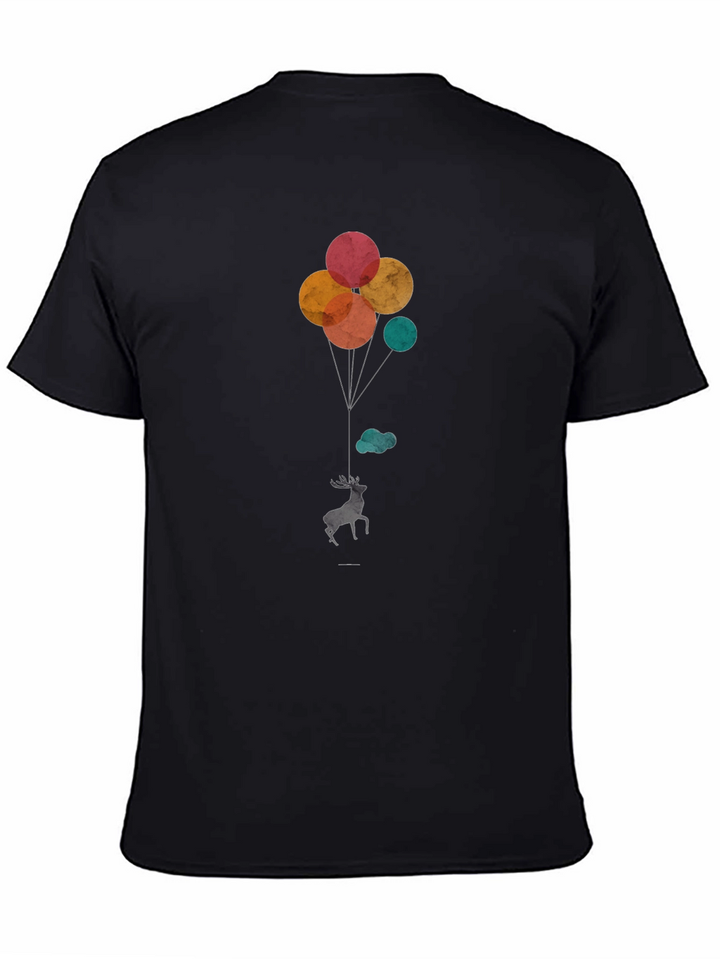 Deer Balloons Graphic T-Shirt